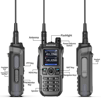 kupować 135*60*33mm Wielkość Wyłączyć Antenna Baofeng Walkie Talkie Długi zasięg z pojemnością baterii 2600mAh produkcja internetowa