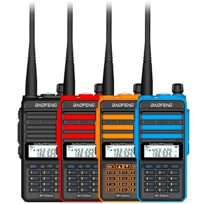 kupować X3-Plus X3 18W Walkie Talkie 20 KM Tri-band Radio with 9500mah Battery UHF VHF Two Way Radio for Vessel Boat Sea Navigation produkcja internetowa