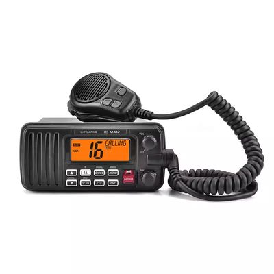 kupować IC-M412 25W wodoodporny walkie-talkie VHF Marine Radio z zasięgiem 0-30KM i podwodną stacją komórkową IPX7 produkcja internetowa
