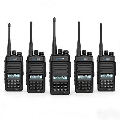 kupować SHX-5720 Dual Channel Long Battery Life 0-3KM Range Analog Walkie Talkie Two Way Radio dla salonów fryzjerskich Catering Salon piękności produkcja internetowa