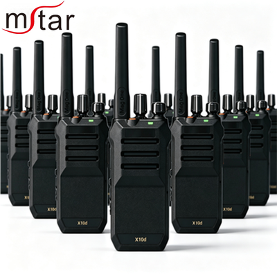 kupować X10D Handheld Commercial Wireless Digital-Analog Compatible DMR Walkie Talkie z mocą wyjściową 5W i odpornością na wodę IPX5 dla komunikacji dalekosiężnej produkcja internetowa