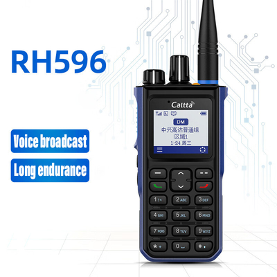 Cyfrowe radio dwukierunkowe RH596 wodoodporne i bestynowodne kolejowe cyfrowe nagrywanie połączeń wyraźnej mowy walkie-talkie