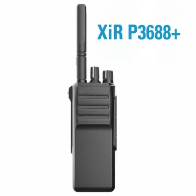 Cyfrowy dwukierunkowy radio XIR P3688+ Ręczna cyfrowa analogowa funkcja GPS DMR Alarm awaryjny
