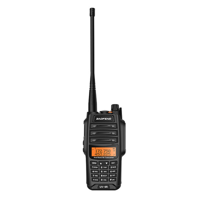UV-9R UV Dual Band Wodoszczelny i Pyłoodporny Czarny Walkie Talkie