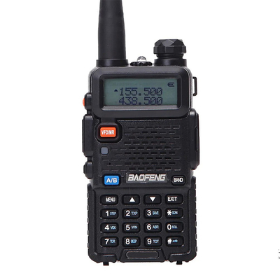 Digital Two Way Radio Baofeng UV-5RX Tri-band 5watt Wireless Long Range Profesjonal Handheld Ham Black Transmitter