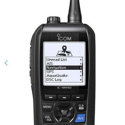 M94D VHF Marine Two Way Radio IP57 Float Flash dla łodzi z wyświetlaczem LCD
