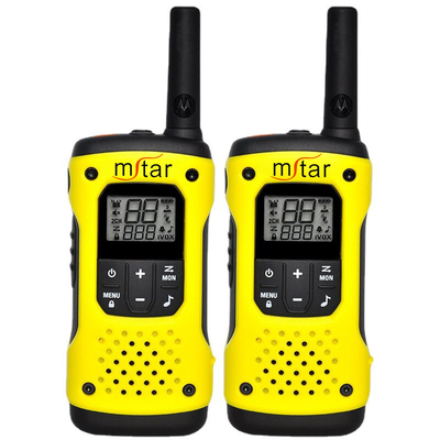 Motorola T92 Dwu-Way Radio Handheld Yellow Terminal Style Walkie Talkie dla potrzeb