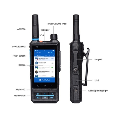 Inrico S200 Duży wyświetlacz 4G LTE Kamera przednia 2MP Wi-Fi Jedno kliknięcie SOS GPS Video / Voice