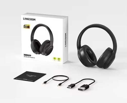 Nowe specjalne słuchawki bezprzewodowe z odwołaniem hałasu słuchawki stereo zwinięte słuchawki słuchawki nadgłowe słuchawki bezprzewodowe do użytku wewnętrznego na zewnątrz