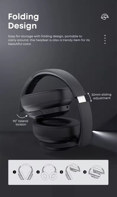 Słuchawki nadgłowe Akcesoria do dwukierunkowych słuchawek radiowych Dynamic Noise Cancelling Wireless słuchawki bezprzewodowe i przewodowe połączenie z dynamiczną głosową zasadą