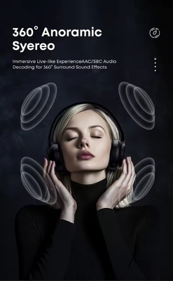 Akcesoria do słuchawek nadgłowych dla dwóch stron radiowych LED Akcesoria do dwóch stron radiowych z czasem opóźnienia bezprzewodowego 41-50 ms i standardem wodoodpornym IPX-4