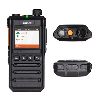 Inrico T640 POC Długodystansowe Dwu-stronne Radio Wysokiej mocy Dwu-stronne Radio IP54 2MP Kamera przednia dla wymagań klientów