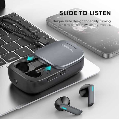 Langsdom Bluetooth Speaker Accessories For Two Way Radio Private Mold Accessories For Two Way Radio z szacowaną żywotnością baterii 5-10 godzin i pojemnością baterii 600mAh