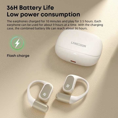 Prywatny pleśń ABS Przewodzenie kości Bluetooth słuchawki do telefonu komórkowego Mp3