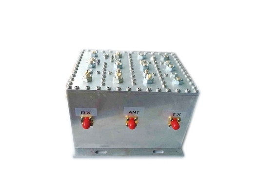 100W Kawiarnia szerokopasmowa 400M Duplekser z utratą wstawienia 1,5 wahania 0,9 i VSWR 1,25 od producenta